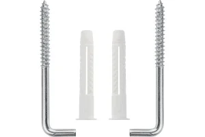 Комплект крепежа для водонагревателя 100л (костыль 8х100 + дюбель, 2шт) (5) MasterProf ИС.130724