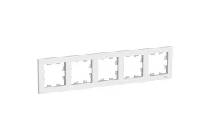 Рамка 5-м AtlasDesign белая ATN000105 Systeme Electric