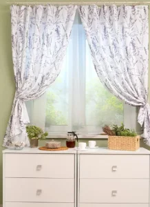 Комплект портьер Сильвия габардин 150*180 с подхватами лаванда по 2 шт. ГП