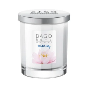 Свеча ароматическая в стекле 132гр Водяная лилия BGH0216 BAGO home *1