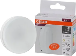Лампа светодиодная LVGX53100 12SW/830 230V GX53 10X1 RU OSRAM