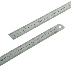 Линейка 1000мм нерж. сталь двусторонняя и двуметрическая шкалы РемоКолор 15-6-100