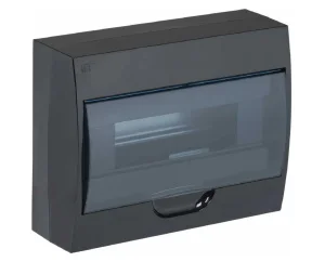 Корпус ЩРН-П-12 Krepta 3 IP41 навесной пластик. черн. MKP12-N-12-41-K02 (IEK) *1