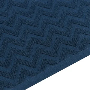 Полотенце махровое LoveLife "Zig-Zag" 70*130 см, цв. голубая ель,100% хл, 450 гр/м2 9097534