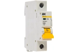 Выключатель автоматический модульный 1п C 6А 4.5кА ВА47-29 MVA20-1-006-C IEK