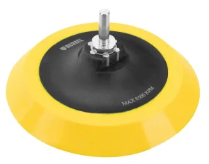 Насадка для дрели и УШМ под "липучку" 150мм мягкая, с адаптером, посадочная гайка М14 на d8 Denzel 76249 *1