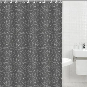 Штора для ванной Gota Rocio Brown полиэстер 180х180см 16212