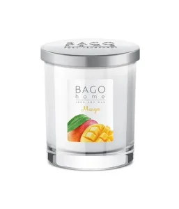 Свеча ароматическая в стекле 132гр Манго BGH0209 BAGO home *1