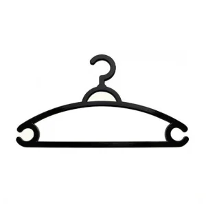 Вешалка - плечики для легкой одежды "Rambai" р-р 48-50 черный 221304730/01 (HOMVER) *1