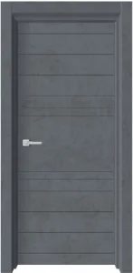 Полотно дверное GEOMETRY-2 Бетон графит ПГ *600