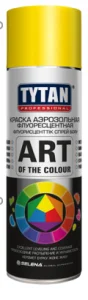 Краска аэрозольная флуоресцентная Tytan Professional Art of the colour 400мл желтая 20427