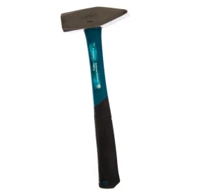 Молоток слесарный 1000гр квадратный боек, фибергласовая обрезиненная рукоятка Gross 10279 *1