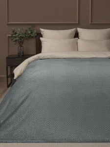 Плед фланель жаккард 150х200см TF FNJ GY11 040/1520 r-ромбики NC