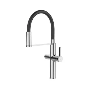 Смеситель для кухни одноручный с гибким изливом и с подкл фильтра питьевой воды Iddis Ikon IKNSBFFi05 хром