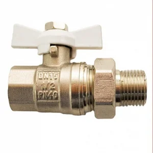 Кран шаровой STI накидная гайка бабочка 25 *5/50