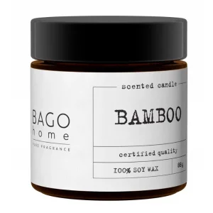Свеча ароматическая в стекле 88гр Бамбук BHP0304 BAGO home *1