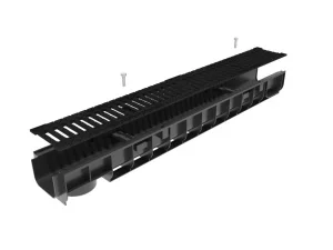 Лоток водоотводный Gidrolica Standart 1000х146х100мм  пластик 804 *1