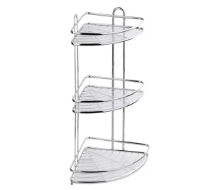 Полка угловая 3-яр Floria 260x260x585мм Fora FOR-2004