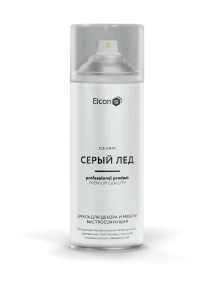 Эмаль аэрозольная Elcon серый лед 520мл