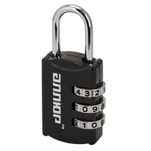 Замок навесной АЛЛЮР ВС1К-22/3 (HA816) черный кодовый d=3мм