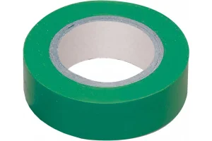 Изолента ПВХ 0,13мм*15мм*20м зеленая *1/80