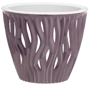 Кашпо д/цветов пласт. "Вдохновение" 3л пыльная роза КШ-9966 (La Decoro) *1