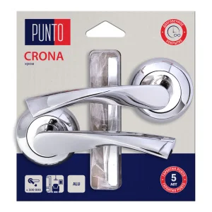 Ручка раздельная Punto LM/A R.TL54.CRONA/HD CP-8 хром 45551 *1