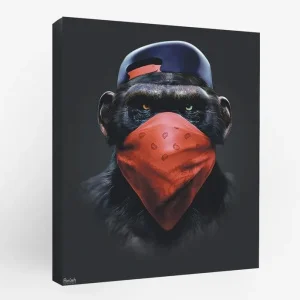 Картина на холсте "Хулиган" 40х50см kt45-13431 *1