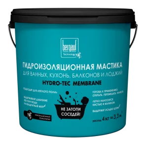 Мастика гидроизоляционная Bergauf Hydro-Tec Membrane 4кг