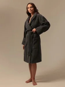 Халат махровый женский SL HOME: Basic "Гри Сандре", размер XL, 100% хлопок, 420 г/м2 10091537