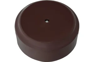 Монтажная коробка Ø80, ОУ без сальников "Ретро" КМ-450 шоколад (Bylectrica) *1