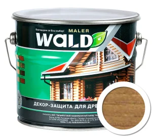 Пропитка защитно-декоративная для древесины Wald орех 10л