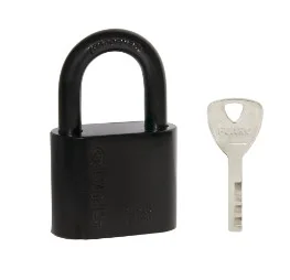 Замок навесной FUARO PL-WEATHER-1540 Black 4 fin key ( PL-15-40) диск. /блистер *6