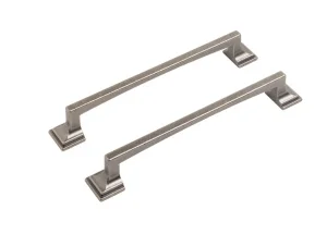 Ручка-скоба мебельная StahlBuro C2526-96 AS состаренное серебро 2шт 16623