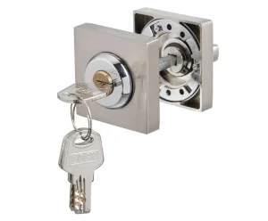 Ручка поворотная с фиксацией ключом Ajax BK6.FIX.JK SN-3 мат.никель 49803 *1