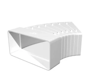 Колено плоское разноугловое 60х120мм 612КРП Era