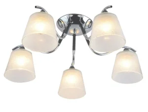 Люстра 13147/5CR+BK WT классическая (ЭкономСвет) *1