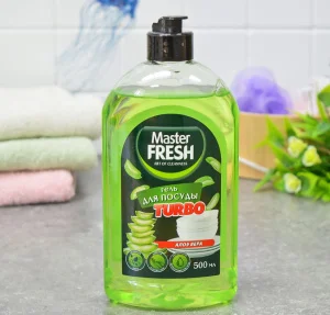Гель д/мытья посуды Master fresh "Turbo" алоэ 500мл С0008036 *1