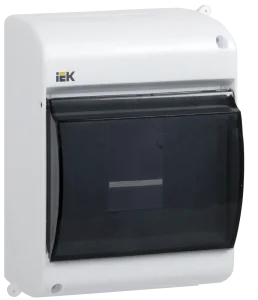Бокс ОП КМПн 2/4 "Krepta 3" для 4 авт. выкл. IP30 белый MKP42-N-04-30-12 IEK