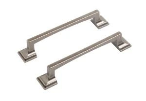 Ручка-скоба мебельная StahlBuro C2526-128 AS состаренное серебро 2шт 16624