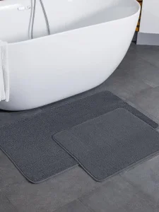 Коврик д/ванной "PLATINUM" 60х100/50х60см СЕРЫЙ МС2-200 (My Crystal) *1