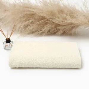 Полотенце махровое Экономь и Я 50*90 см, цв. молочный, 100% хлопок, 350 гр/м2 9272986