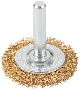 Щетка для дрели 0,3х38мм латун. витая проволока, плоская, блистер Cutop Profi 82-913 *1