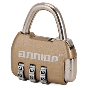 Замок навесной АЛЛЮР ВС1К-35/4 (HA806) GP золото кодовый d=4мм