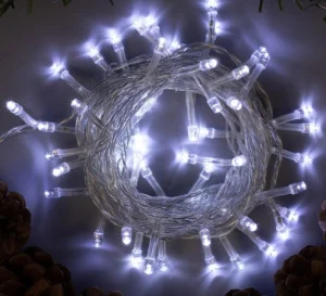 Гирлянда «Нить» 5 м IP20 прозрачная нить 50 LED свечение белое 8 режимов 220 В 3556756 *1