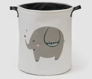 Корзина для белья с ручками "Слонёнок" 35х40см 5469873 (Доляна) *1