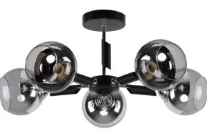 Люстра потолочная 40264/5BK CL (ЭкономСвет) *1