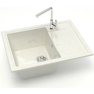 Мойка глянцевая Анастасия Z150Q7 Хлопок Granit BERGG  570х460х215мм