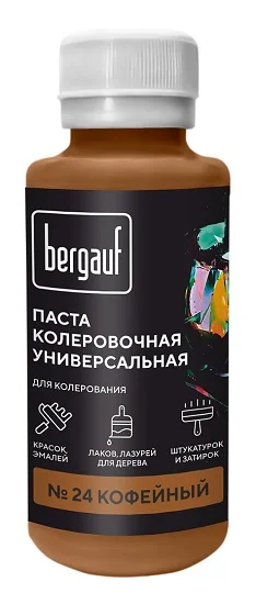 Паста колеровочная Bergauf 0,1л кофейная 68706