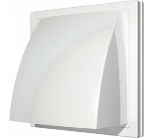 Выход стенной вытяжной с обратным клапаном 150х150мм с фланцем d100мм 1515К10ФВ Era